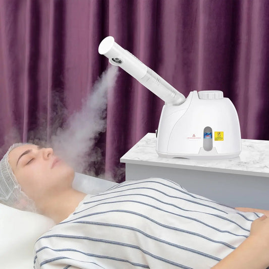 Facial Steamer - Hydrating & Moisturizing with Adjustable Nozzle for Deep Pore Cleansing & Skin Care at Home