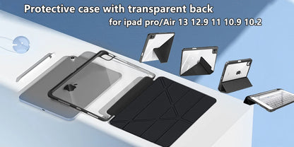 Tablet Stand Holder for Bed - Adjustable Rotatable Long Arm Mount for 4-12.9" iPad Pro, Samsung Tab, Xiaomi Pad