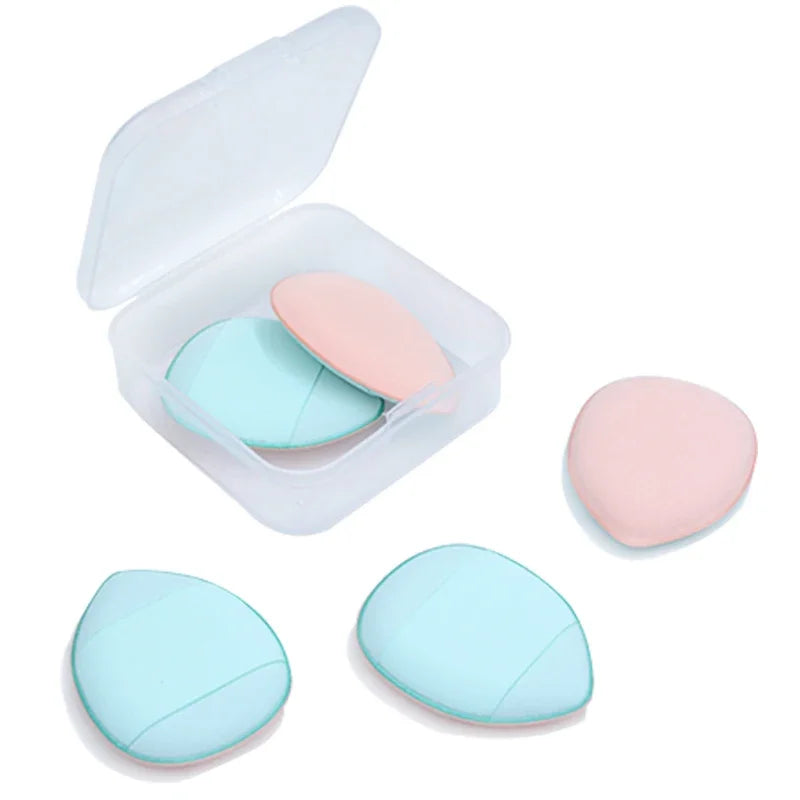 5/10Pcs Mini Finger Puff – Air Cushion Powder Sponge for Foundation & BB Cream Application