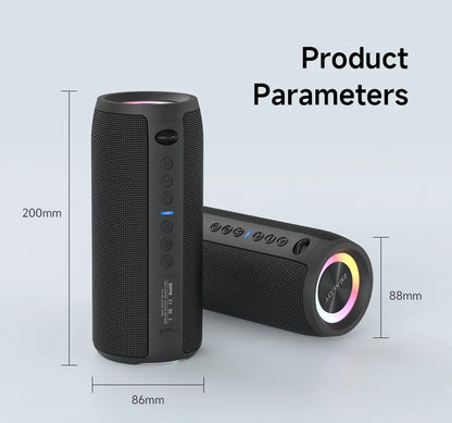 ZEALOT-S51Pro 40W High-Power Bluetooth Speaker, 3D Stereo Bass, Portable, IPX5 Waterproof, TWS Boom Box