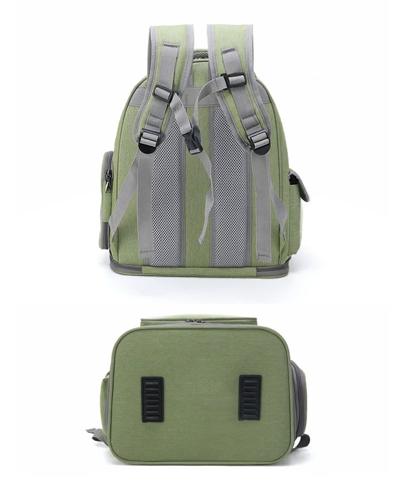 Transparent Pet Cat Carrier Backpack – Breathable Travel Bag for Cats & Small Dogs