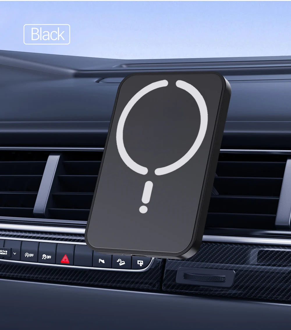 15W Magnetic Car Wireless Charger - Magsafe iPhone 12-16 Pro Max Air Vent Phone Holder Stand, Fast Car Charging