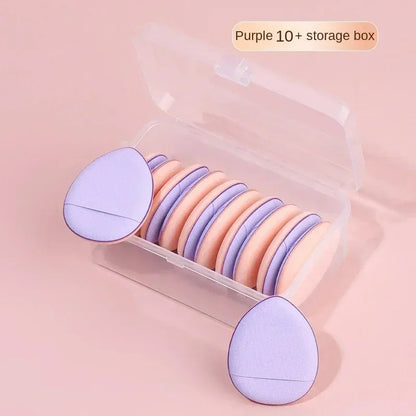 5/10Pcs Mini Finger Puff – Air Cushion Powder Sponge for Foundation & BB Cream Application