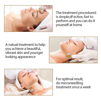 ZGTS 192 Needle Derma Roller - 0.25mm Microneedling for Face, Body, Scar & Stretch Mark Removal