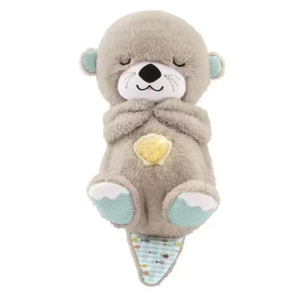Breathing Otter Sleep and Playmate Otter Musical Stuffed Baby Plush Toy