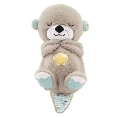 Breathing Otter Sleep and Playmate Otter Musical Stuffed Baby Plush Toy