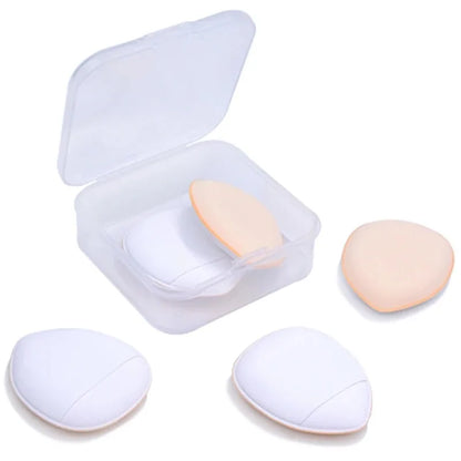 5/10Pcs Mini Finger Puff – Air Cushion Powder Sponge for Foundation & BB Cream Application