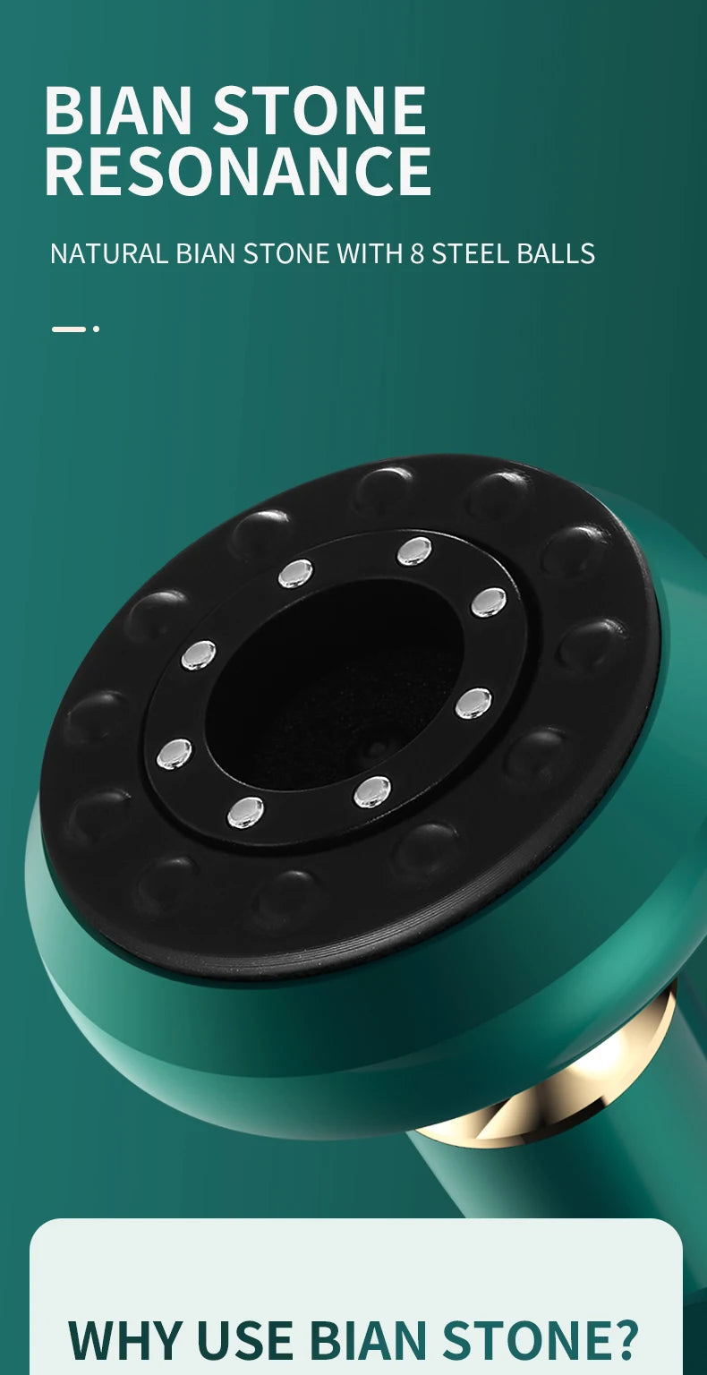 Tricolor Electric GuaSha Massager Anti-Cellulite Vacuum Suction & Slimming Therapy