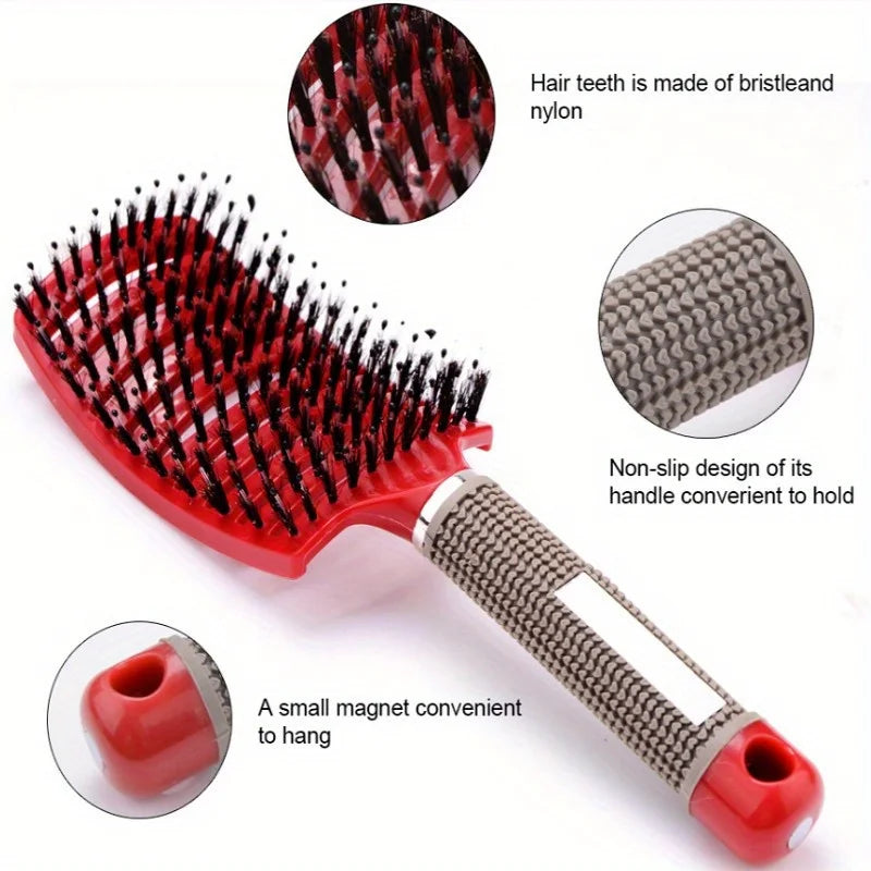 Magic Scalp Massage Hair Brush for Women Professional Detangling Tool for Wet & Curly Hair