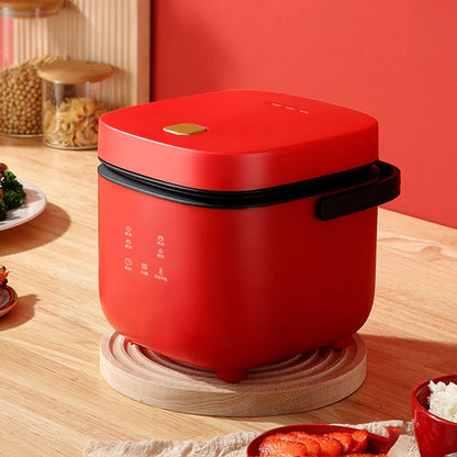 Mini Rice Cooker 1.2L Electric Cooking Machine for 1-2 People, Food Warmer & Steamer