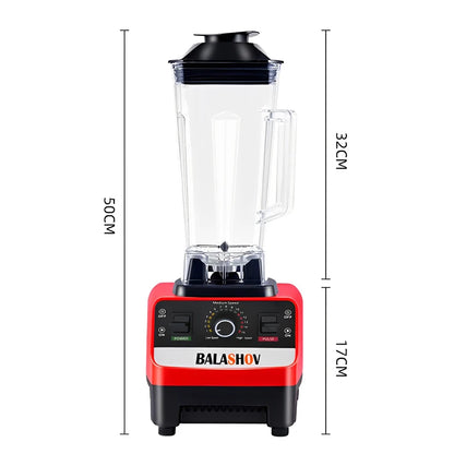 2000W Commercial Blender Food Processor for Smoothies, Ice, and Juicing, BPA Free