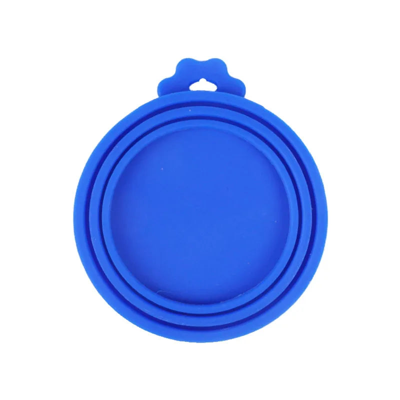Reusable Pet Food Can Cover & Spoon Set – Portable Storage Lid for Dogs & Cats
