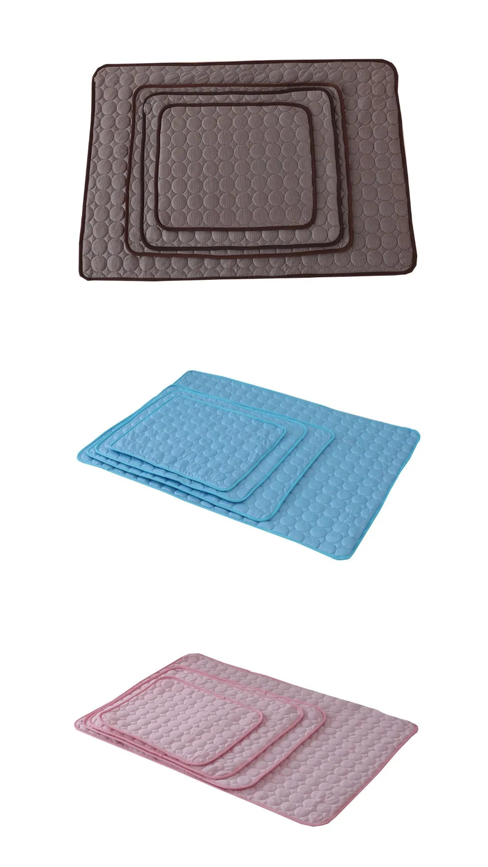 Dog Cooling Mat & Cat Ice Pad Blanket – Extra Large Summer Cold Bed for Pets