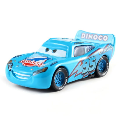 Disney Pixar Cars 2 Lightning McQueen Mini Diecast Racing Car Dinoco Racers Collection for Kids