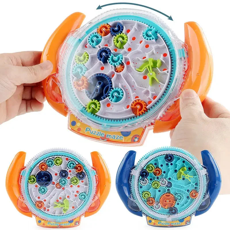 3D Puzzle Maze Cube & Magic UFO Stress Reliever Toys for Kids