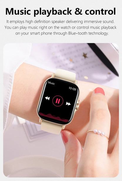 2025 Sport Smart Watch, Fitness Tracker, Health Monitor, Waterproof, Bluetooth Call for Men & Women, IOS, Xiaomi, Huawei
