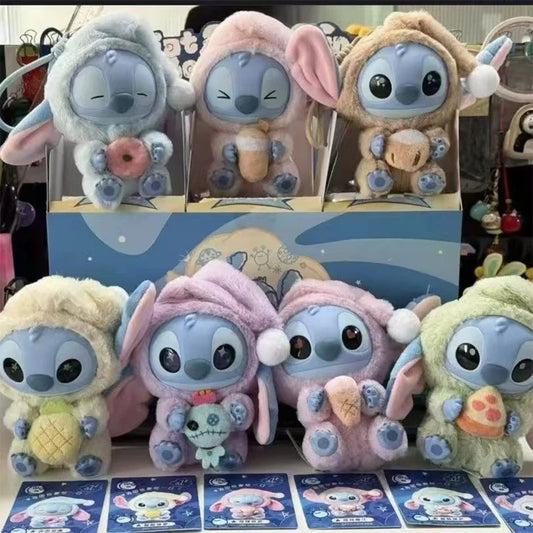 15CM Stitch Eat Something Series Blind Box Plush Doll Pendant – Mystery Toy Gift