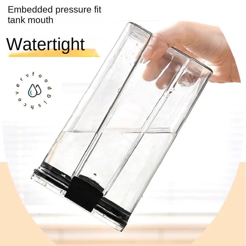 Sealed Plastic Storage Jars Set, Moisture-Proof Grain & Seasoning Organizer for Kitchen