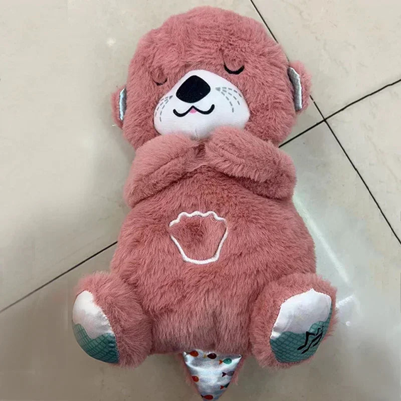 Breathing Otter Sleep and Playmate Otter Musical Stuffed Baby Plush Toy