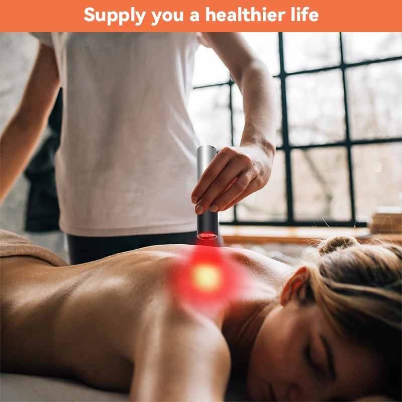 Portable Red Light Therapy LED Lamp for Pain Relief and Skin Care