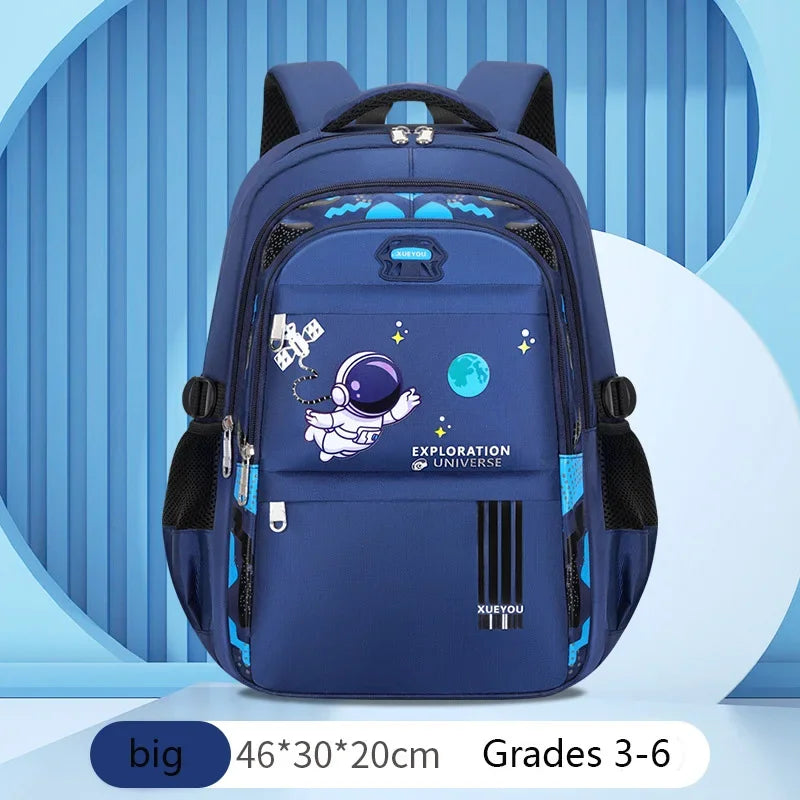 Astronaut Waterproof Backpack for Boys 2-16 Years – School & Primary Book Bag