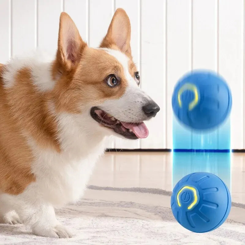 Automatic Bouncing Dog Ball Interactive Vibrating Toy for Dogs & Puppies Birthday Essentials