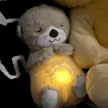 Breathing Otter Sleep and Playmate Otter Musical Stuffed Baby Plush Toy