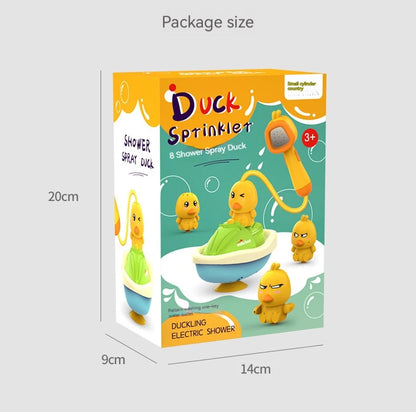 Cute Duck Bathtub Boat Toy – 3 Emotional Ducks with Automatic Water Spray for Toddlers