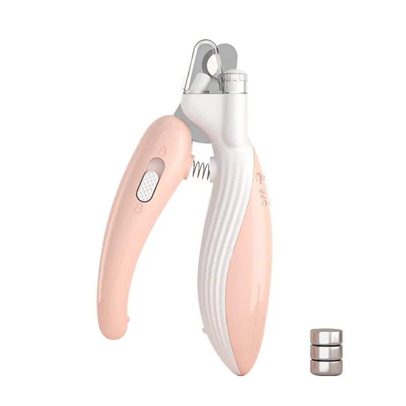 Professional Pet Nail Clippers with LED Light for Dogs, Cats & Small Animals