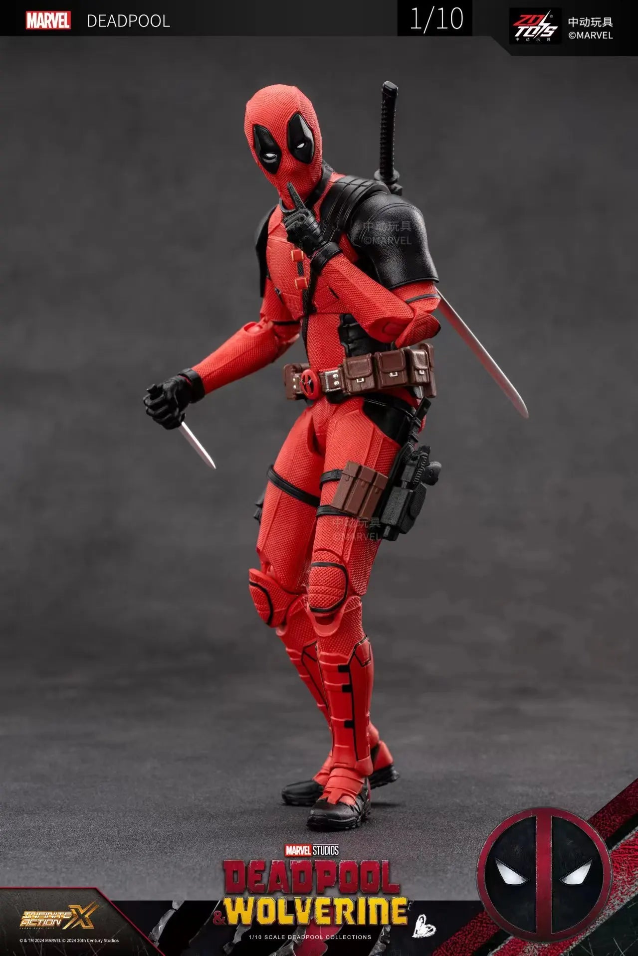 2024 Deadpool & Wolverine Movie Version Action Figures – ZD Toy Series for Collectors & Kids