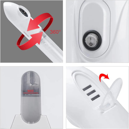 Facial Steamer - Hydrating & Moisturizing with Adjustable Nozzle for Deep Pore Cleansing & Skin Care at Home
