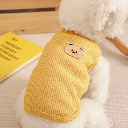 Dog & Cat Vest – Breathable Polyester Clothing in Four Colors, Sweat-Resistant & Easy to Clean