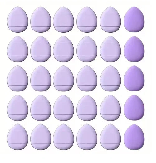 5/10Pcs Mini Finger Puff – Air Cushion Powder Sponge for Foundation & BB Cream Application