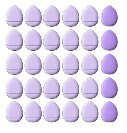 5/10Pcs Mini Finger Puff – Air Cushion Powder Sponge for Foundation & BB Cream Application