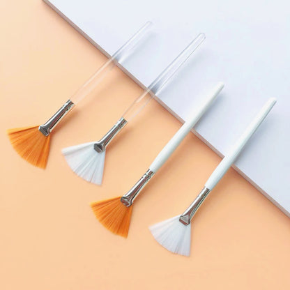 Fan Shape Foundation Makeup Brushes – 10/20/50pcs Multifunctional for Face Mask & Beauty Tools