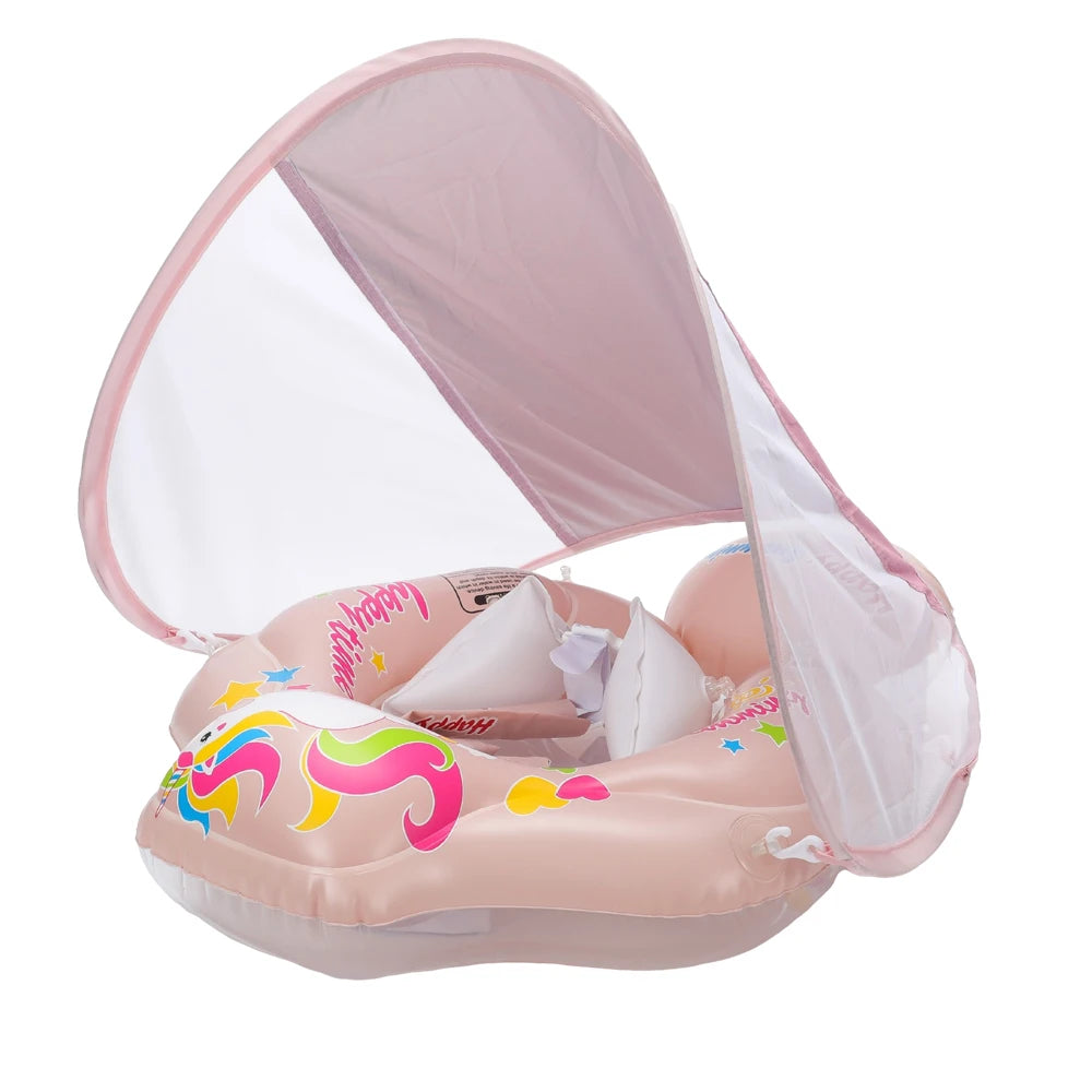 Baby Inflatable Swimming Float, Infant Swim Ring for Toddlers and Kids
