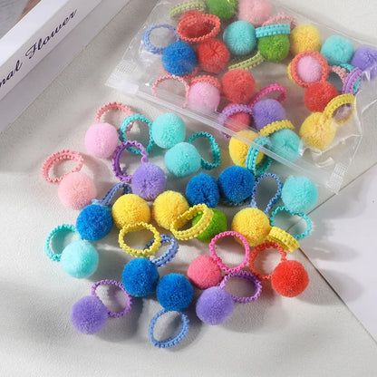 Girls Colorful Plush Ball