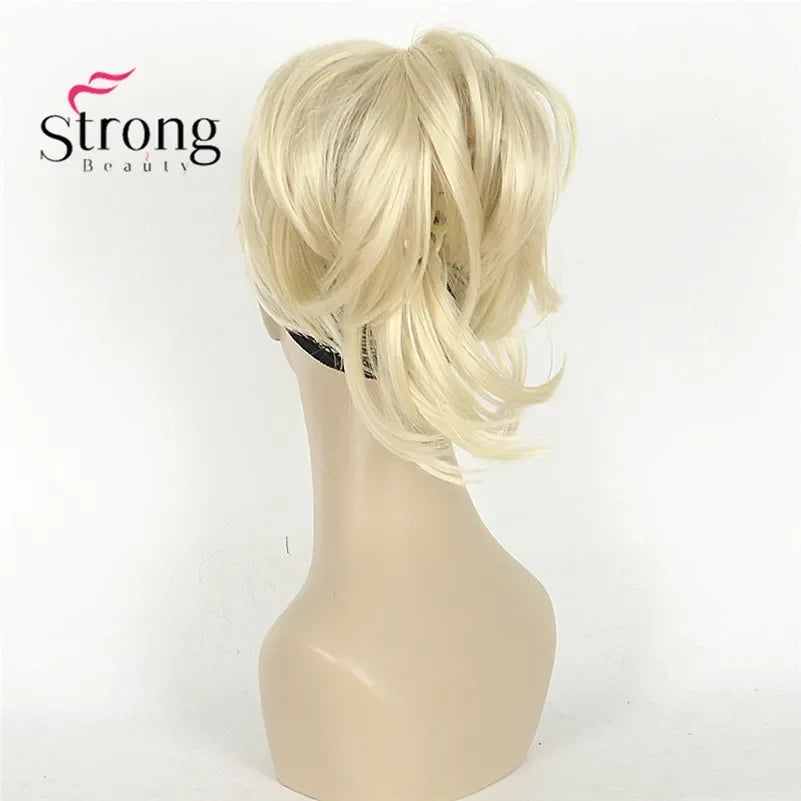 StrongBeauty 12" Clip-on Synthetic Ponytail Hair Extension with Jaw Claw