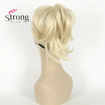StrongBeauty 12" Clip-on Synthetic Ponytail Hair Extension with Jaw Claw