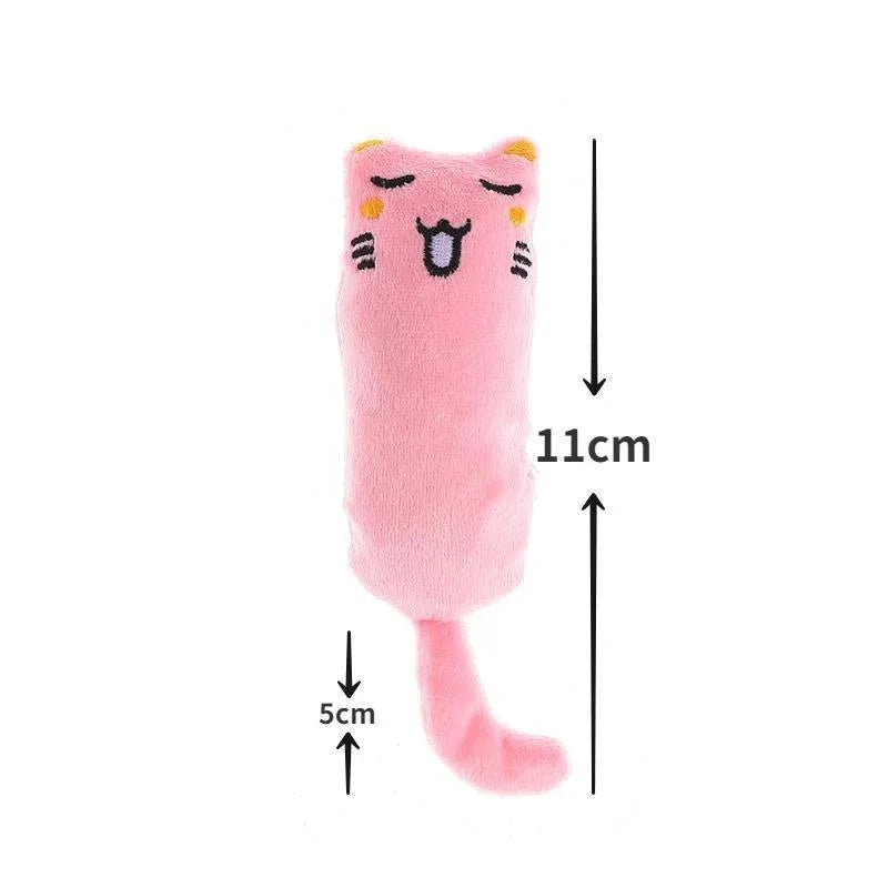 Pet Toy with Rustle Sound & Catnip Plush Catnip Toy for Cats & Kittens Teeth Grinding Pillow
