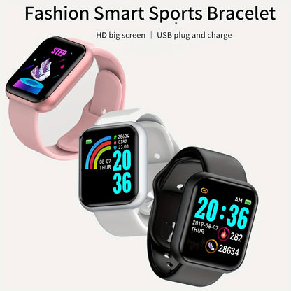 D13 Multifunctional Smart Watch for Men & Women, Bluetooth Connected, Music Player, Fitness Tracker, Sleep Monitor