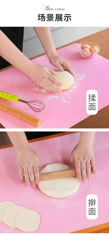Silicone Baking Mat Set for Pizza & Pastry Kneading Cooking Tools