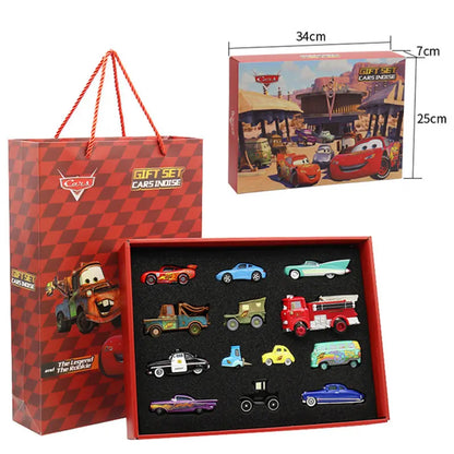 Disney Pixar Cars 3 Metal Diecast Lightning McQueen Mater Champion Car Model Toy Gift Set Jackson Uncle Truck Boy Birthday