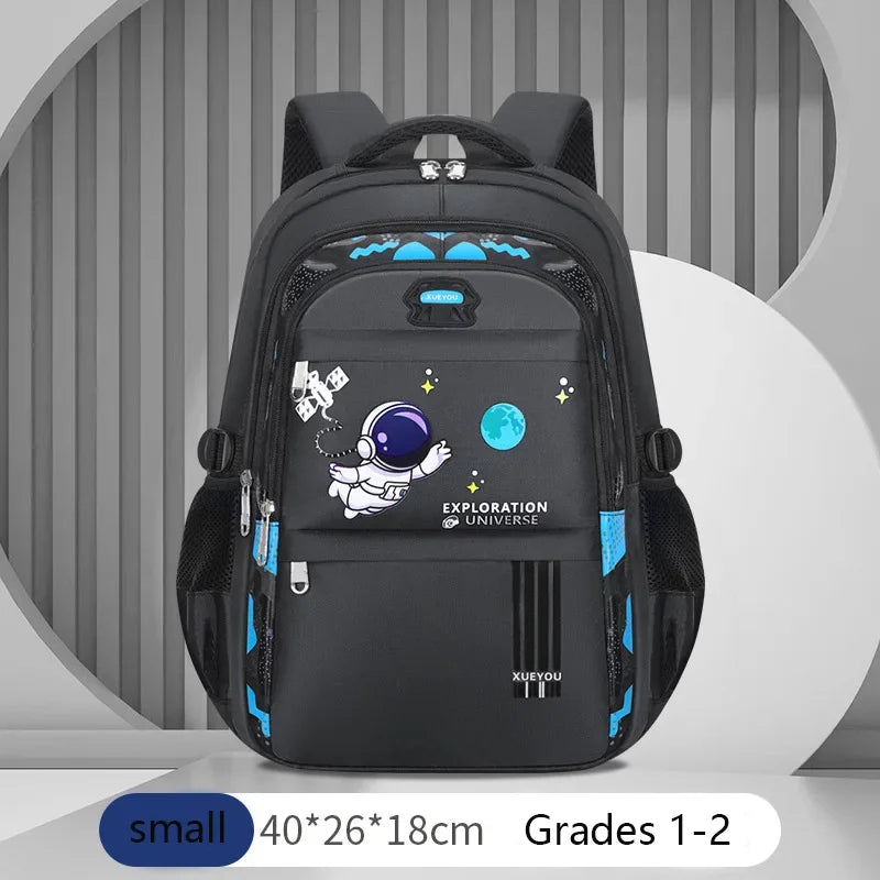 Astronaut Waterproof Backpack for Boys 2-16 Years – School & Primary Book Bag