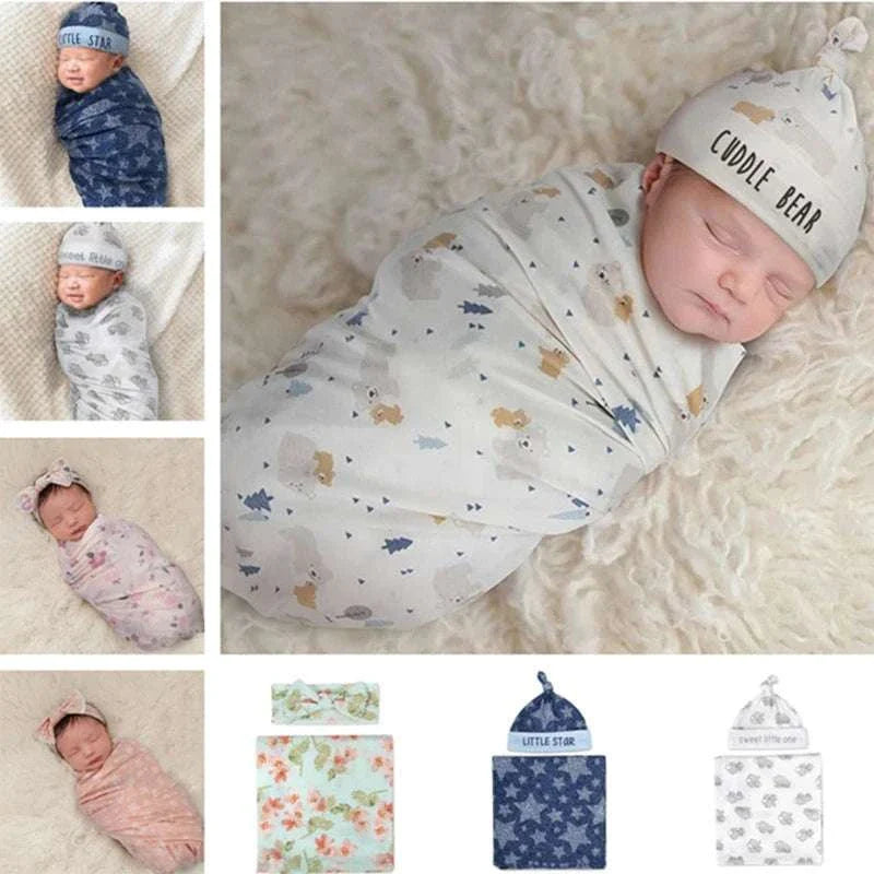 Cotton Floral Receiving Blanket