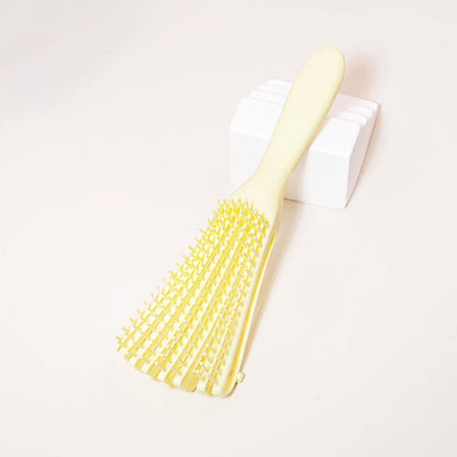Scalp Massage Brush Anti-Static Winding Hair Brush for Wet & Curly Hair Salon Tool for Real Hair Wigs
