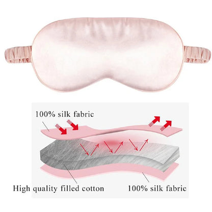 Imitated Silk Eye Patch Sleep Mask for Travel and Relaxation