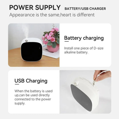 Smart Fragrance Oil Diffuser, App-Controlled, 100ML Battery Operated Air Freshener for Home & Office