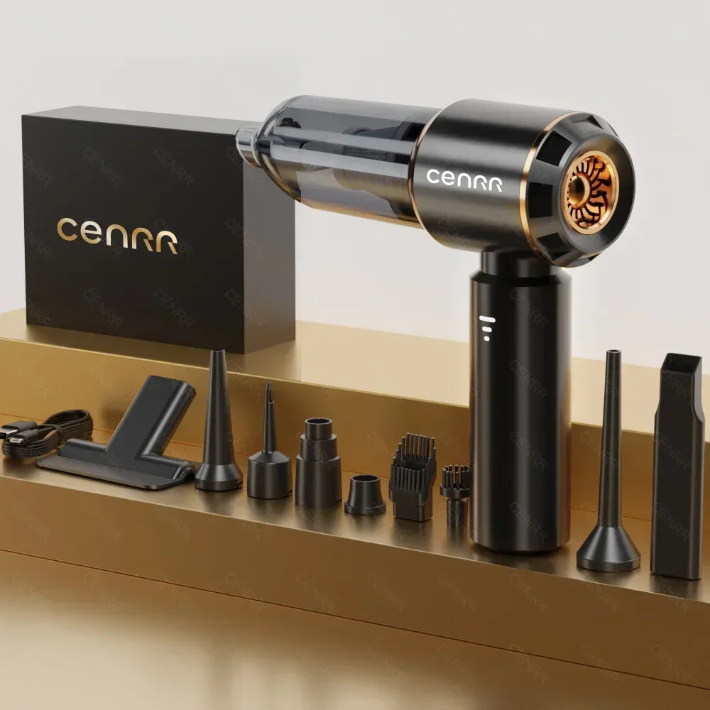 CENRR 998000PA Mini Cordless Car Vacuum Cleaner, Powerful Handheld Blower for Home & Car