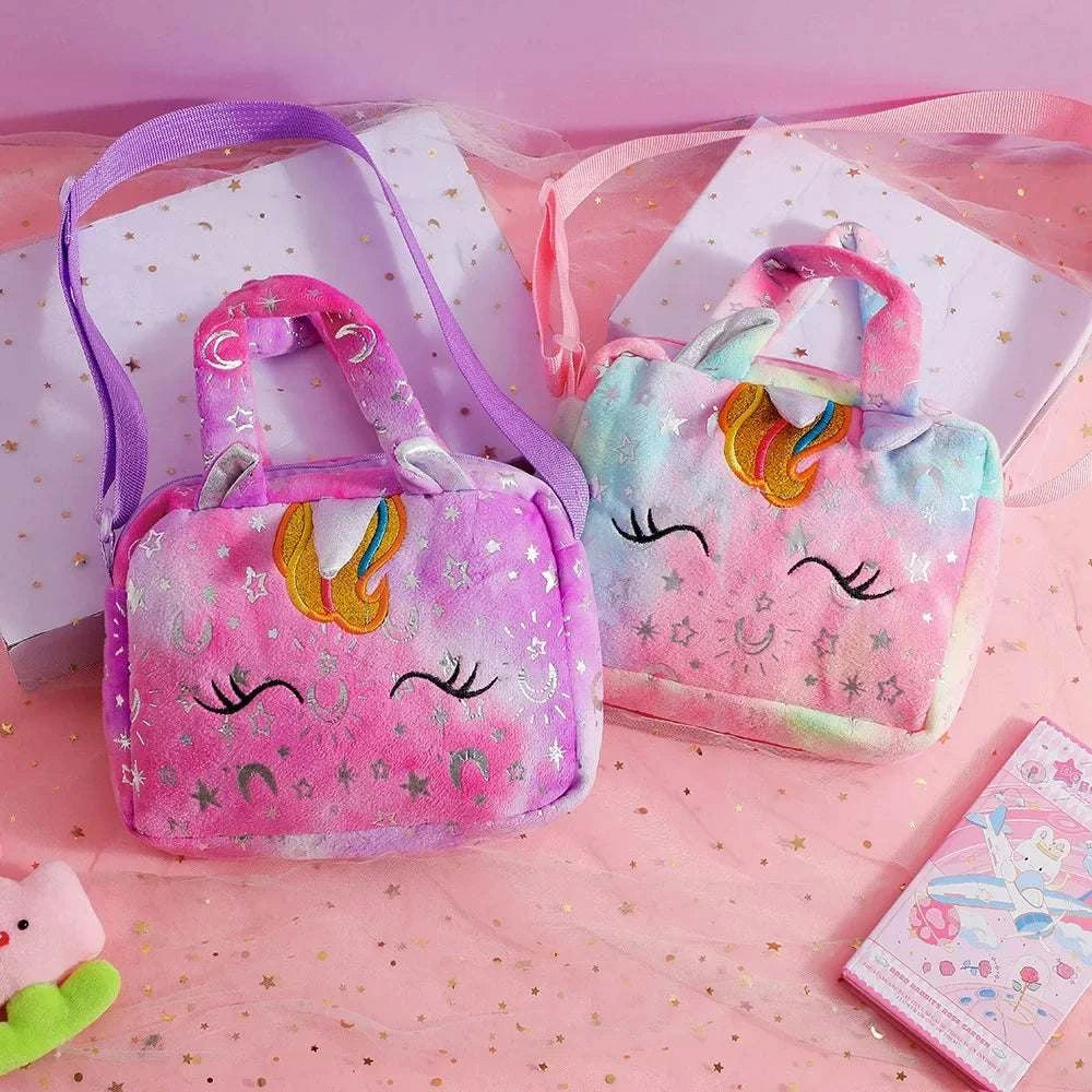 Cartoon Embroidered Satchel Bag